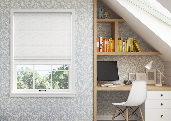 Faceted, Marshmallow - Roman Blind - Image 3